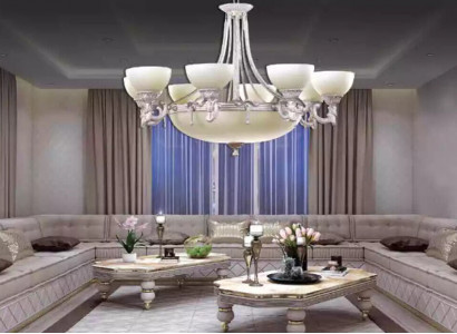 Lamps Ceiling Light Chandelier White Ceiling Lamp Glass Modern