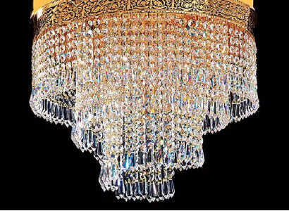 Ceiling chandelier luxury gold chandelier ceiling lamp crystal chandelier art