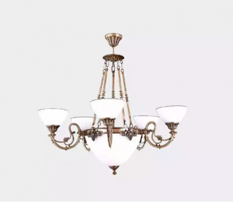 Ceiling lamp chandelier chandelier lamp chandelier glass art white