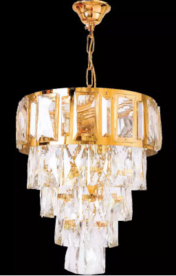 Chandelier Ceiling Light Luxury Gold Ceiling Lamp Crystal