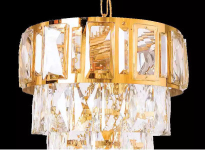 Chandelier Ceiling Light Luxury Gold Ceiling Lamp Crystal