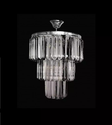 Chandelier Ceiling Light Luxury Silver Ceiling Lamp Crystal Chandelier