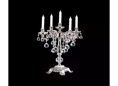 Candlestick Candle Holder Candelabra Candle Holder Elegant Silver Art