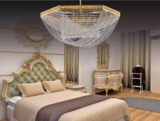 Ceiling chandelier luxury gold chandelier ceiling lamp crystal style chandelier