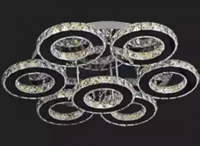 Chandelier Ceiling Light Ceiling Lamp Living Room Crystal New LED 65W