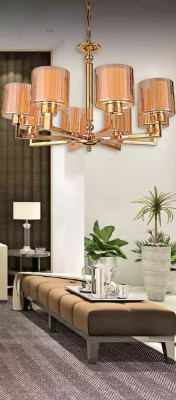 Chandelier style modern ceiling light beautiful lamp gold new luxury