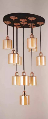 Stylish crystal chandelier ceiling light pendant lamp gold