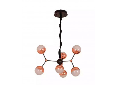 Round chandelier ceiling lights crown golden design modern style