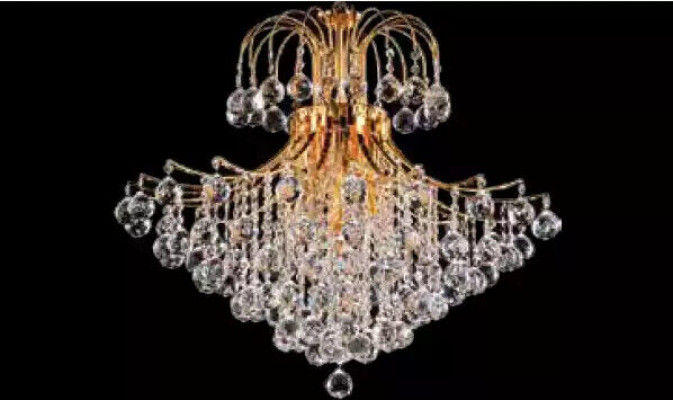 Luxury chandelier ceiling light ceiling chandelier golden royal luster