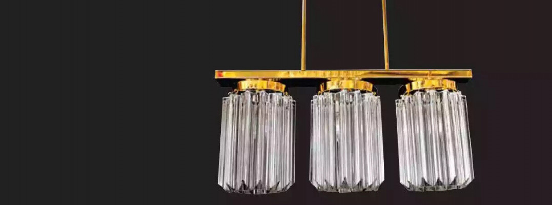 Modern Large Crystal Gold Chandelier Ceiling Hanging Light for Living Room