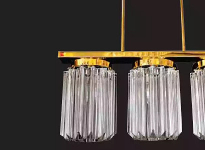 Modern Large Crystal Gold Chandelier Ceiling Hanging Light for Living Room