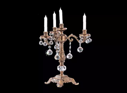 Classic candle holder golden candelabra