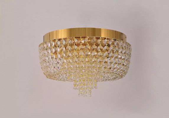 Ceiling chandelier luxury gold chandelier ceiling lamp crystal art