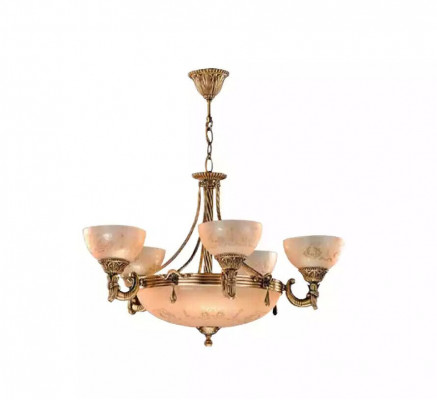 Chandelier Ceiling Lamp Crystal Ceiling Light Lamp Glass Gold Beige