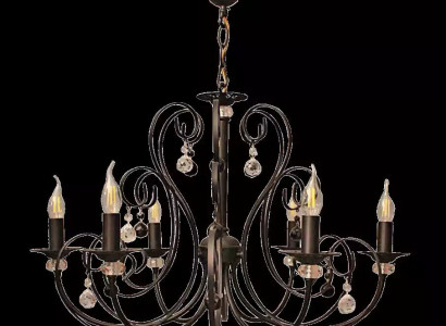 Chandelier for the living room crystal lamp shiny new indoor area