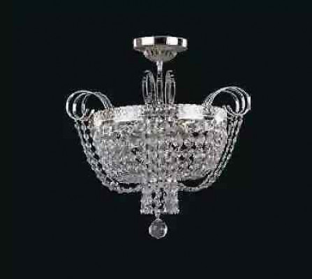 Ceiling lamp chandelier crystal ceiling light lamp chandelier silver