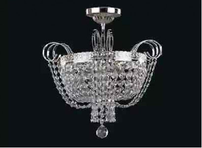 Ceiling lamp chandelier crystal ceiling light lamp chandelier silver