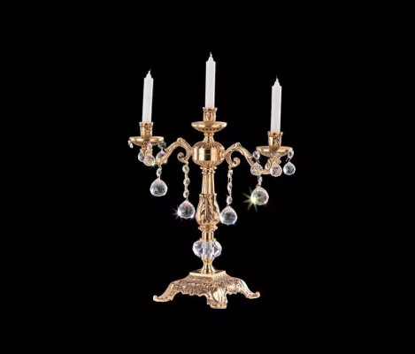 Candlestick candelabra candle holder table candle holder gold