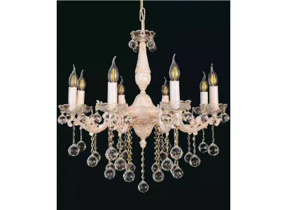 Chandelier Ceiling Light Beige Ceiling Lamp Crystal Lamp