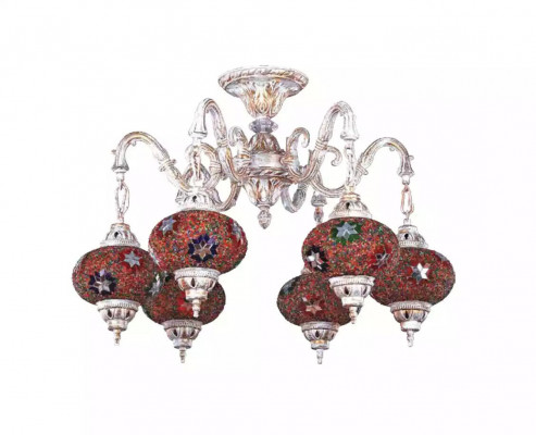 Ceiling chandelier pendant art chandelier ceiling lamp glass white