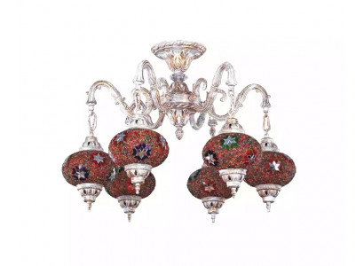 Ceiling chandelier pendant art chandelier ceiling lamp glass white
