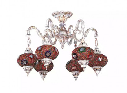 Ceiling chandelier pendant art chandelier ceiling lamp glass white
