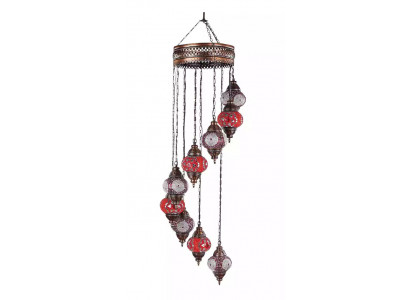 Chandelier Ceiling Light Glass Lamp 45x145cm