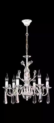 Large pendant lamp living room lamp chandelier white crystal candelabra