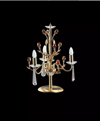Golden crystal table lamp luxury lighting lamps chandelier