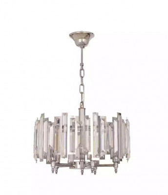 Round Lamp Light Silver Ceiling Light Lighting Lamp 50x65cm
