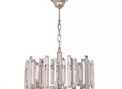 Round Lamp Light Silver Ceiling Light Lighting Lamp 50x65cm
