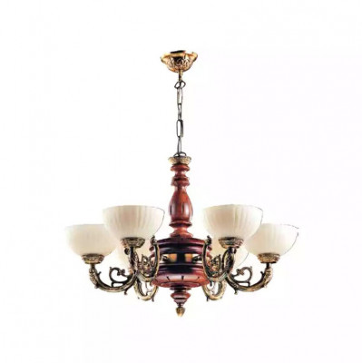 Ceiling chandelier ceiling lamp lights brown classic