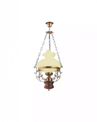 Ceiling lamp, lamp, ceiling chandelier, chandelier, glass, beige, baroque.