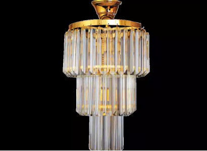 Chandelier Ceiling Design Luxury Crystal Gold Living Room Style Modern