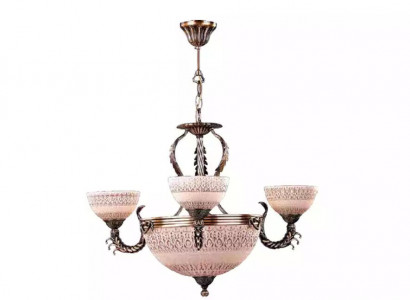 Ceiling lamp chandelier ceiling light lamp chandelier glass brown gold
