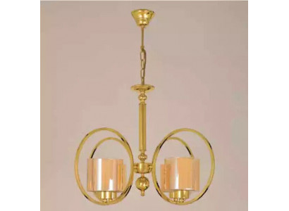 Ceiling lamp in gold colors luxury ceiling chandelier glass living room