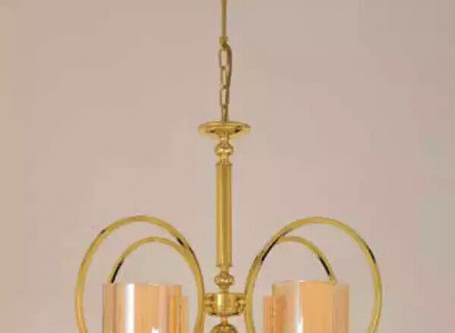 Ceiling lamp in gold colors luxury ceiling chandelier glass living room