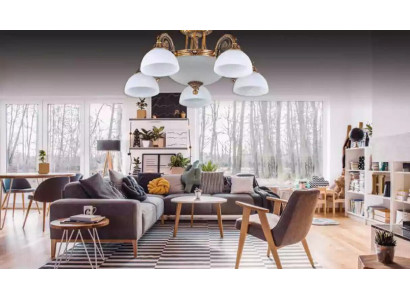 Lamps Ceiling Lights Chandeliers White Ceiling Lamp Glass Gold
