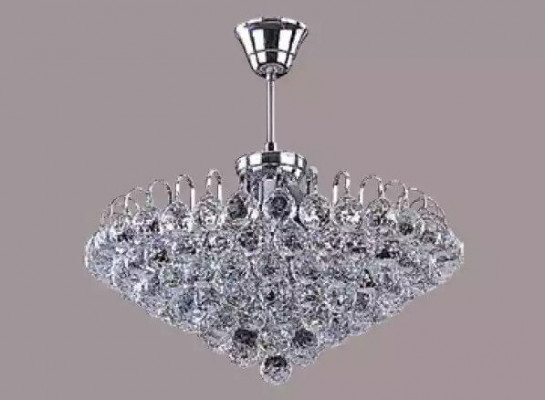 Chandelier Ceiling Light Silver Ceiling Lamp Crystal Lamp