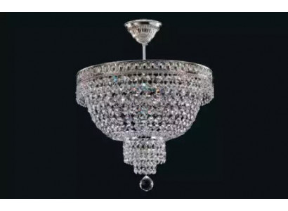 Chandelier Ceiling Light Luxury Silver Crystal Chandelier Ceiling Lamp