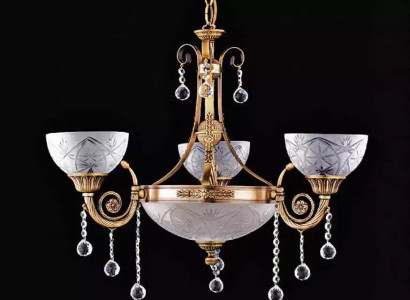 Chandelier Lamp Ceiling Lamp Lighting Fixture Ceiling Light Glass Gold Gray
