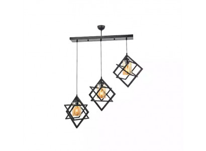 Ceiling lamp Black pendant light luxurious living room indoor lamp