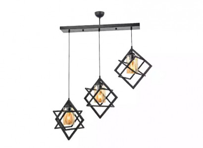 Ceiling lamp Black pendant light luxurious living room indoor lamp