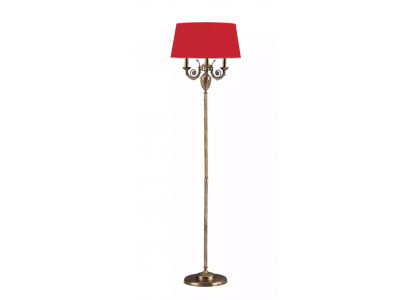 Red floor lamp floor candelabra lamp light gold lamps 50x173