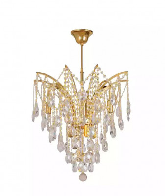 Crystal chandelier ceiling lamp light metal ceiling light