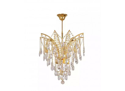 Crystal chandelier ceiling lamp light metal ceiling light