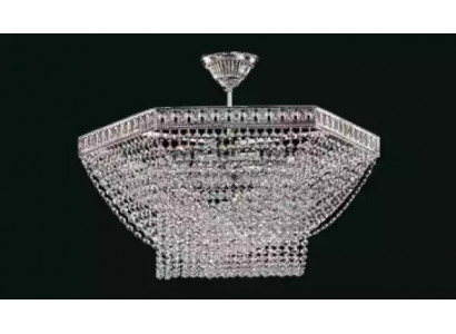 Luxury chandelier ceiling light silver crystal chandelier ceiling lamp
