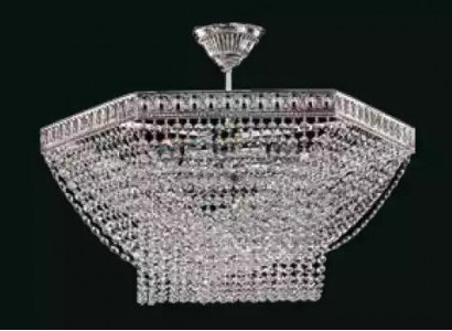 Luxury chandelier ceiling light silver crystal chandelier ceiling lamp