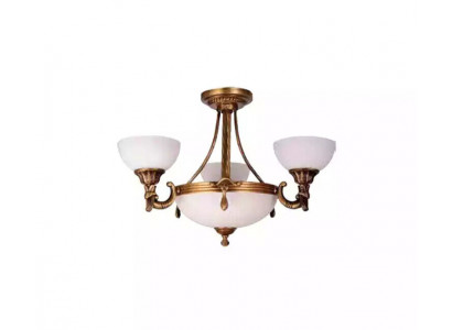 Classic White Ceiling Lamp Pendant Light Gold Design Chandelier
