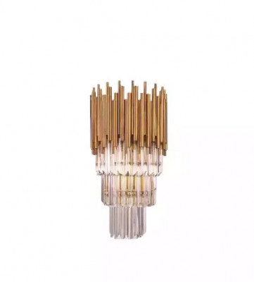 Chandelier gold pendant lamp crystal chandelier light new living room